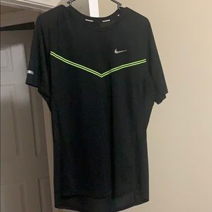Nike running reflective  t shirt